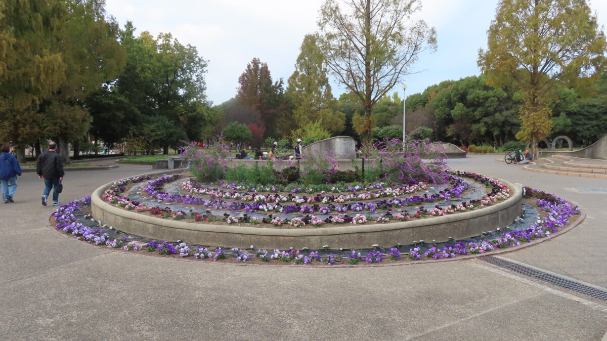 花の広場の花壇