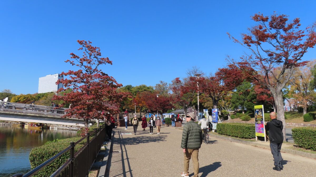 極楽橋前の紅葉