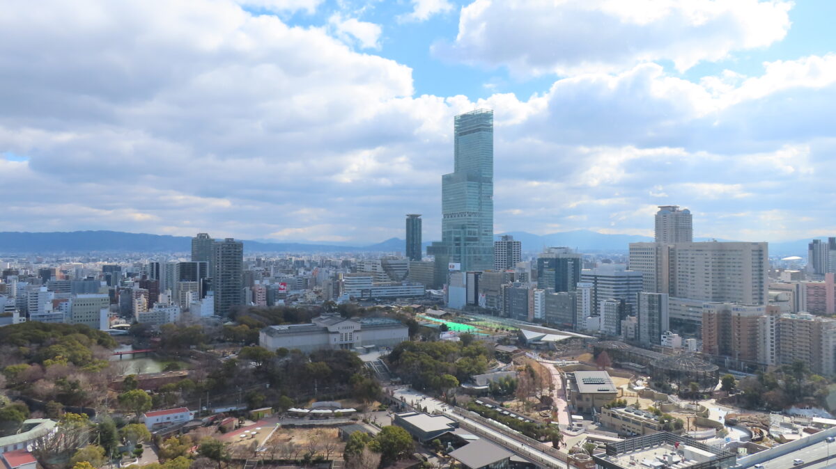 通天閣展望台からの景色